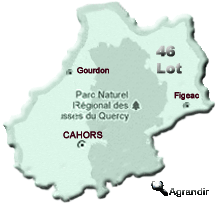 Préfectures & Chefs-lieux du Département du Lot dans la Région Midi-Pyrénées